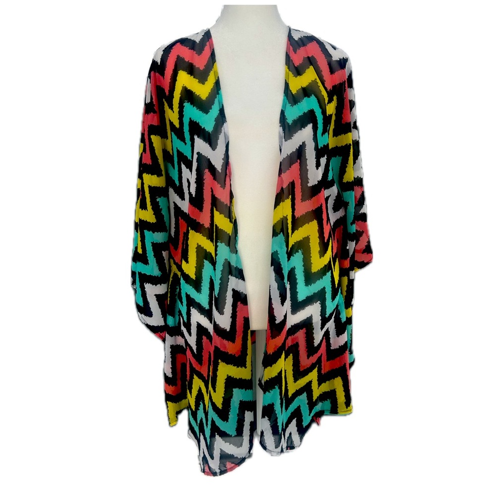 Tacera Multicolor Swim Coverup